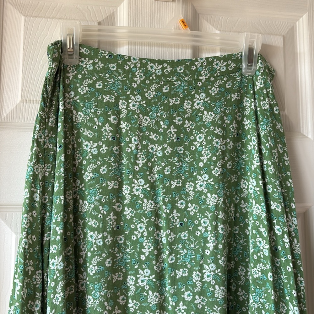 Double Side Slits Ruffled Maxi Skirt - Picture 13 of 16